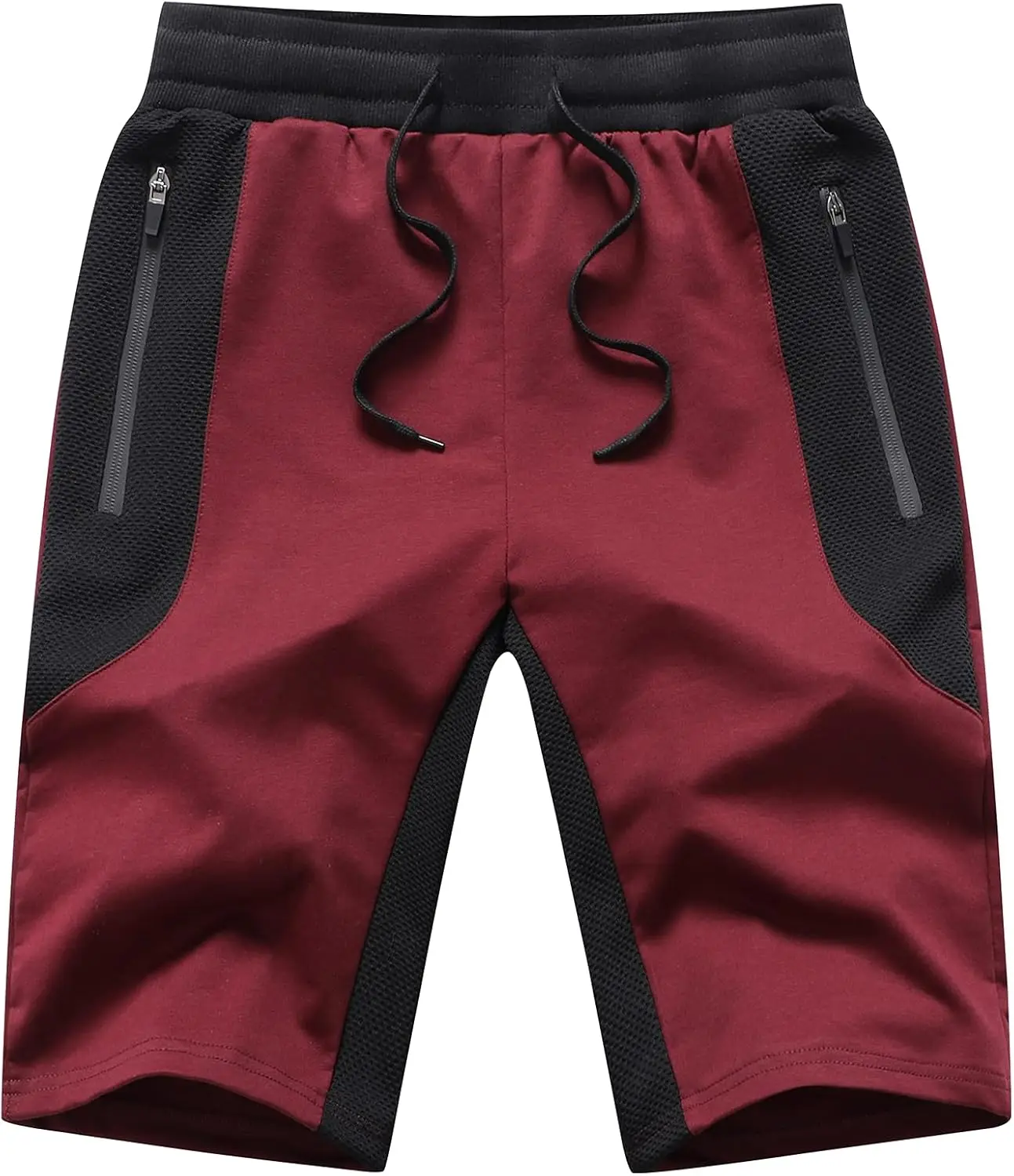 Athletic Men's Shorts with Zippered Pockets for Sports
Athletic Men's Shorts with Zippered Pockets for Sports