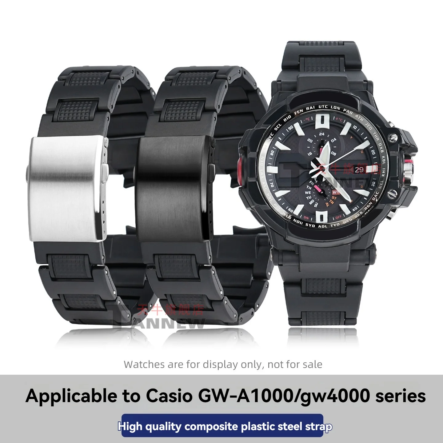 For Casio GA-1000 GA-1100 GW-A1100 A1000, Plastic Steel Composite Bracelet, Replacement Watch Band for Airborne Series Mod
For Casio GA-1000 GA-1100 GW-A1100 A1000, Plastic Steel Composite Bracelet, Replacement Watch Band for Airborne Series Mod