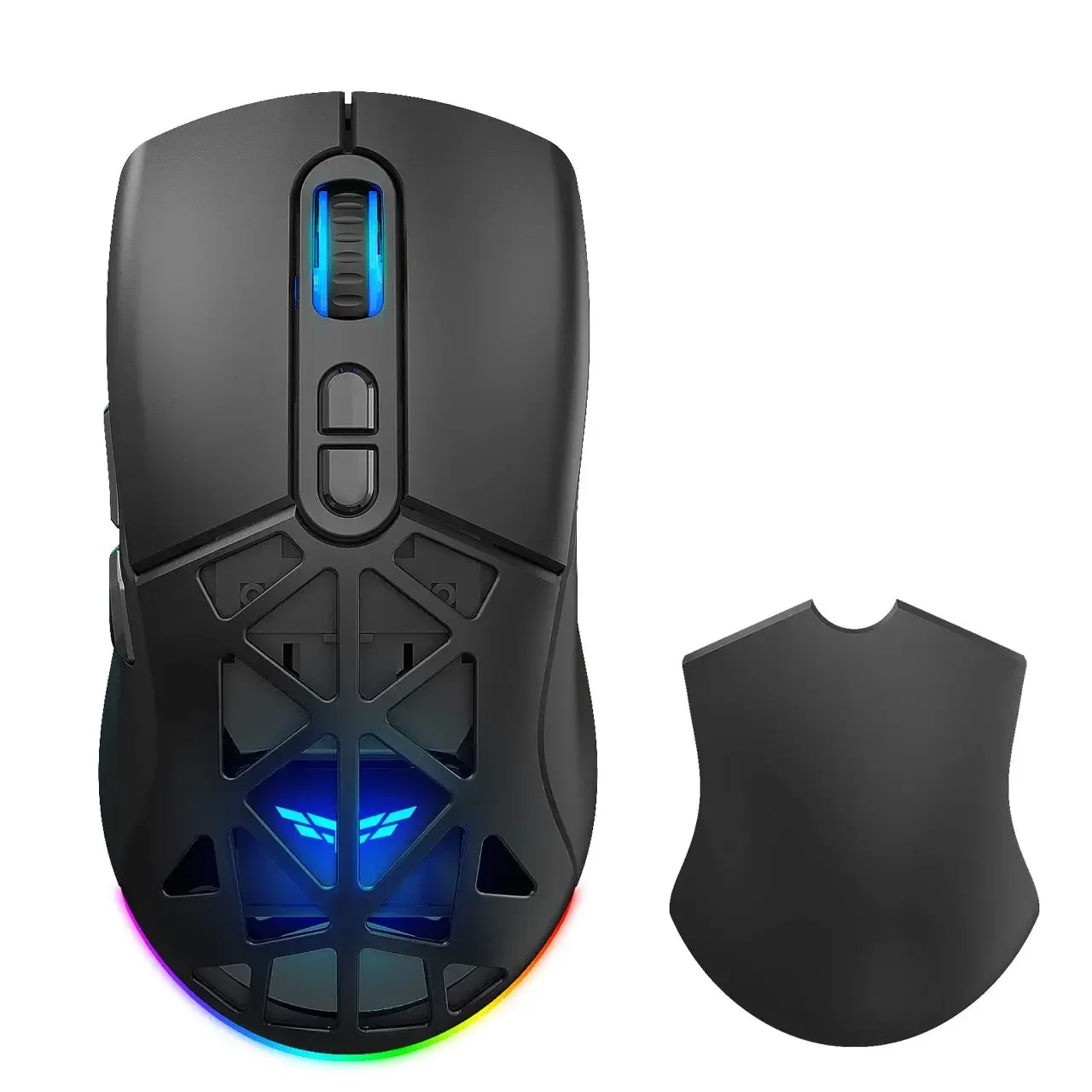 Wireless Mouse 2.4G Bluetooth Wired PAW3325 Sensor 650mah Large Battery RGB Lights Lightweight Skeleton Design Gaming Office
Wireless Mouse 2.4G Bluetooth Wired PAW3325 Sensor 650mah Large Battery RGB Lights Lightweight Skeleton Design Gaming Office