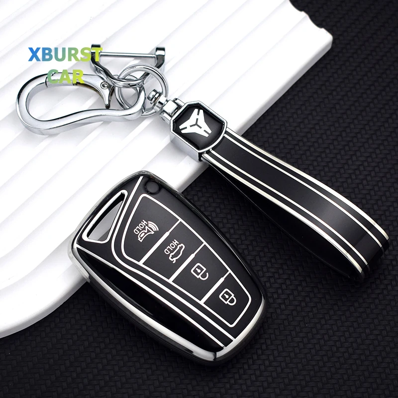 3/4 Button Shell Fob For Hyundai Ix45 Equus Centennial Genesis G80 Santa Fe Sport Grandeur Azera TPU Car Key Case Cover 
3/4 Button Shell Fob For Hyundai Ix45 Equus Centennial Genesis G80 Santa Fe Sport Grandeur Azera TPU Car Key Case Cover