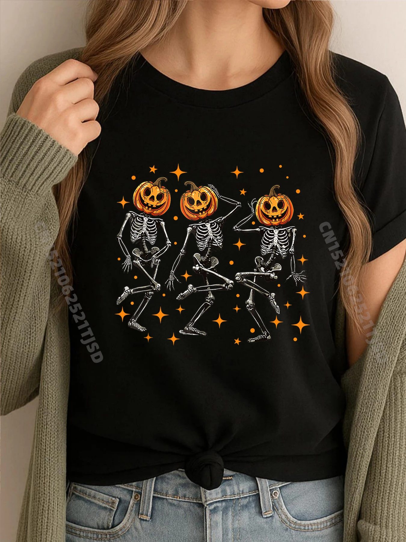 Skeleton Pumpkin Dance Cute Halloween Costume Dancing Girl Sports T Shirt Woman Vintage T Shirts EU SIZE
Skeleton Pumpkin Dance Cute Halloween Costume Dancing Girl Sports T Shirt Woman Vintage T Shirts EU SIZE
