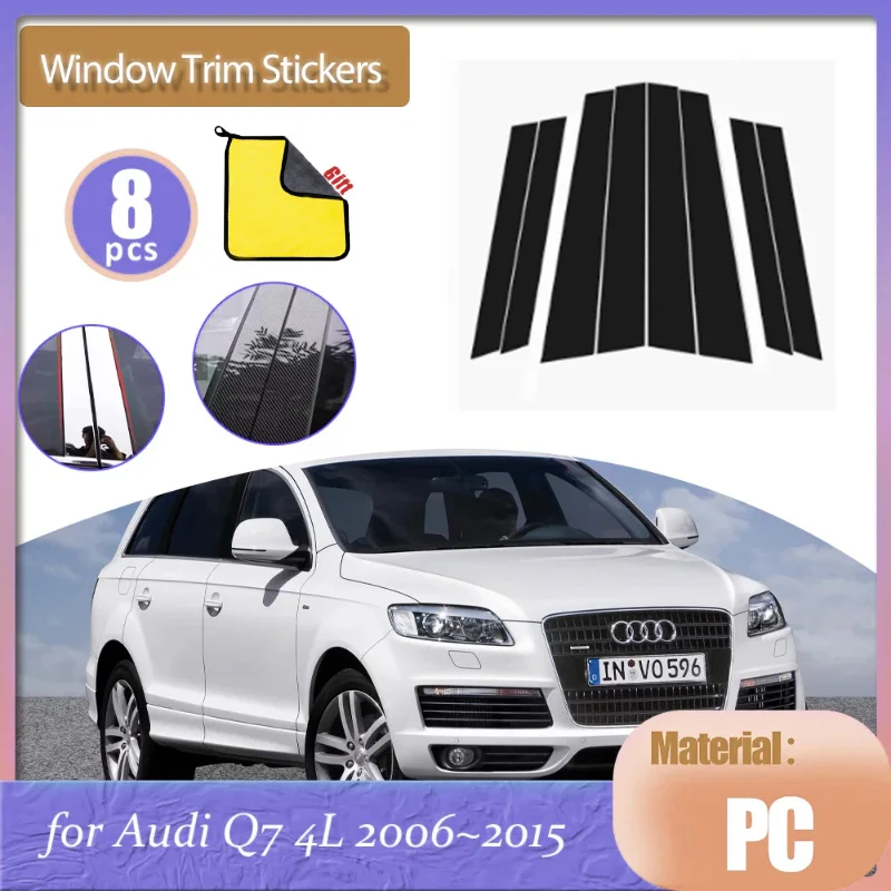 Silver Carbon Fiber Car Door Window Middle Trim Cover B C Pillar Center Column Stickers Accessorie For Audi Q7 4L 2006~2015 2007
Silver Carbon Fiber Car Door Window Middle Trim Cover B C Pillar Center Column Stickers Accessorie For Audi Q7 4L 2006~2015 2007