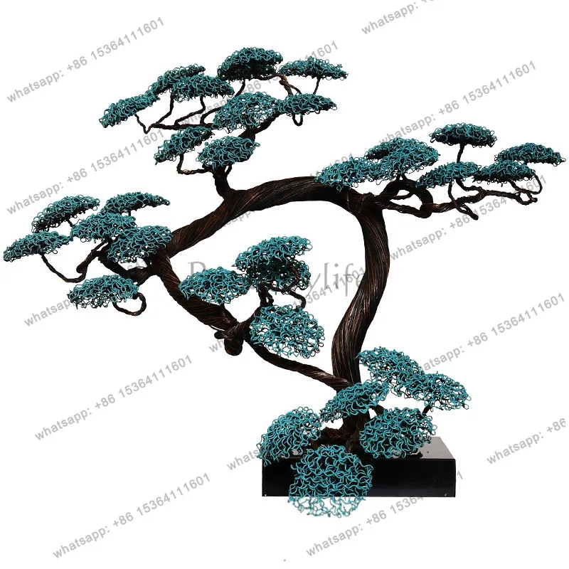 Xianghe Li Lucky Welcome Pine Ornament Hotel Lobby Iron Metal Living Room Entrance Decoration
Xianghe Li Lucky Welcome Pine Ornament Hotel Lobby Iron Metal Living Room Entrance Decoration
