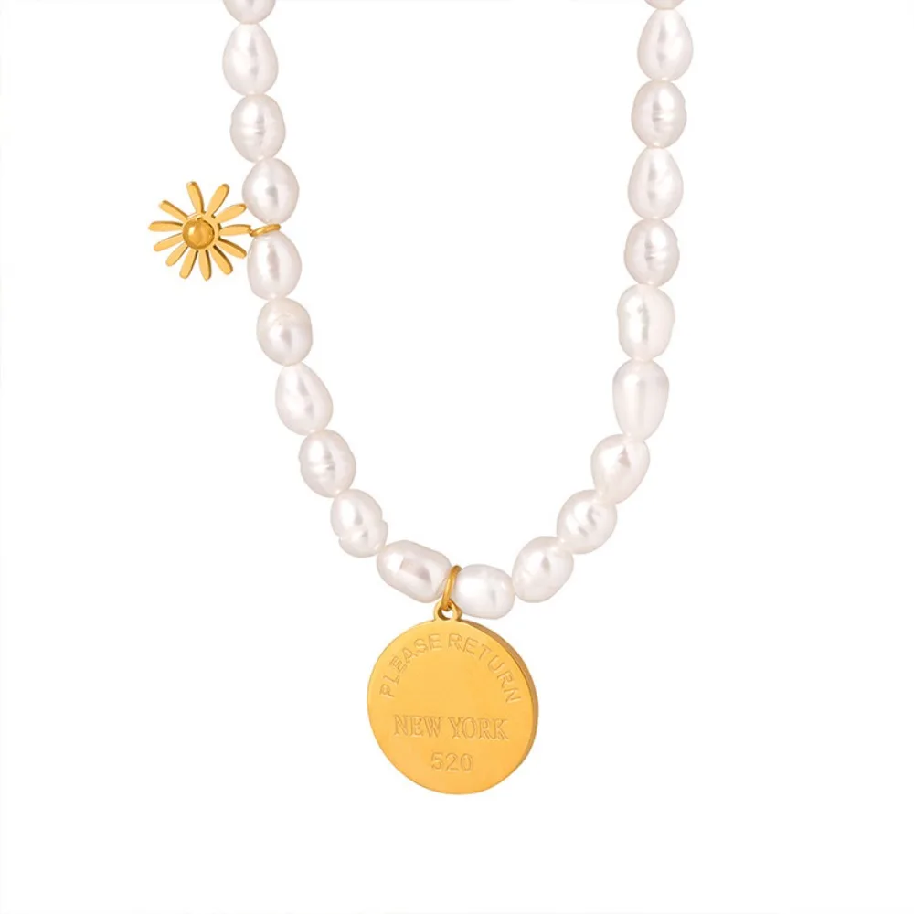 Women's Necklace Baroque Pearl Pendant Stainless Steel Fashionable and Versatile Jewelry Accessory
Women's Necklace Baroque Pearl Pendant Stainless Steel Fashionable and Versatile Jewelry Accessory