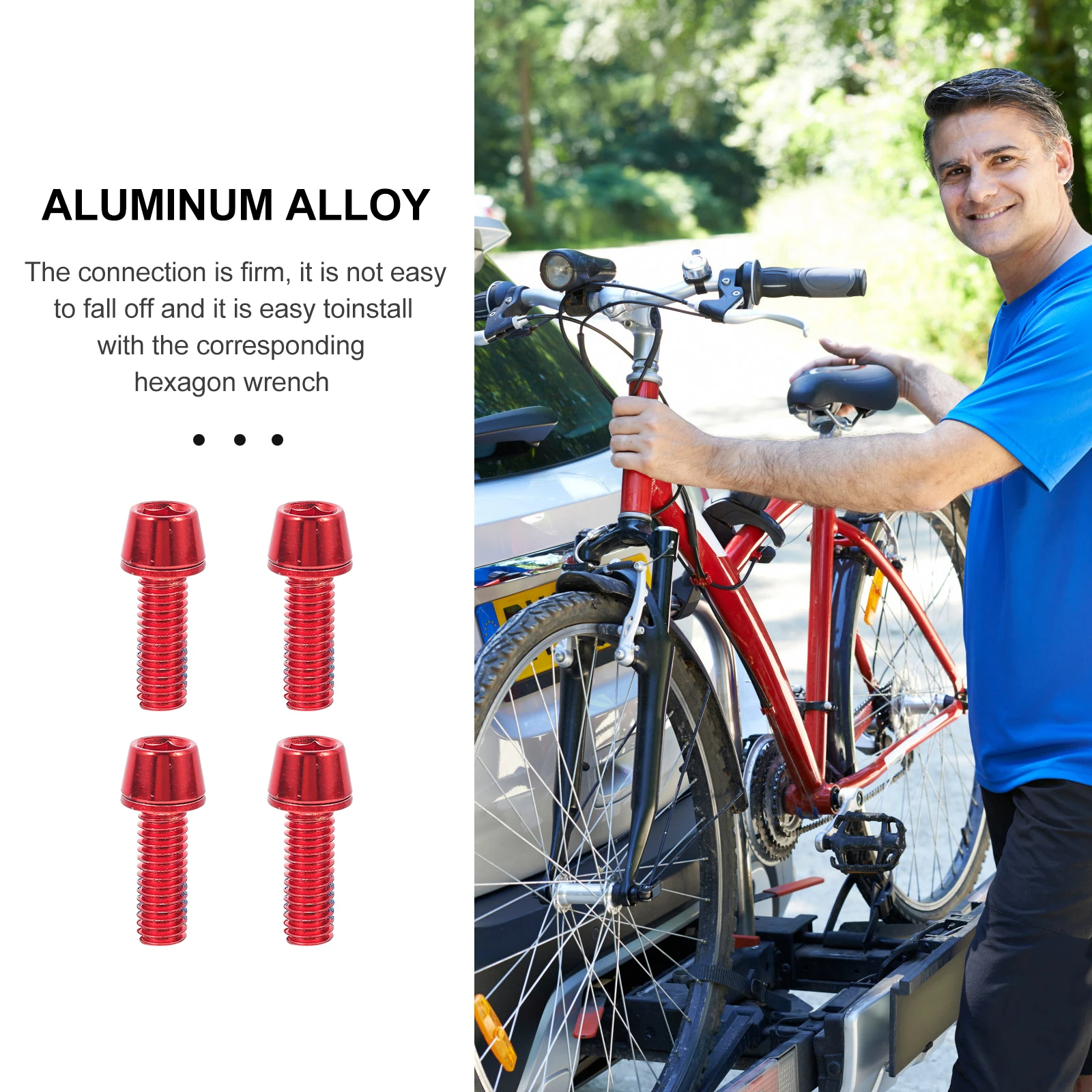 6 Pcs Titanium Alloy Screws Bike Accessories Disk Rotor Preservative Upgrade Disc Brake Bolt
6 Pcs Titanium Alloy Screws Bike Accessories Disk Rotor Preservative Upgrade Disc Brake Bolt