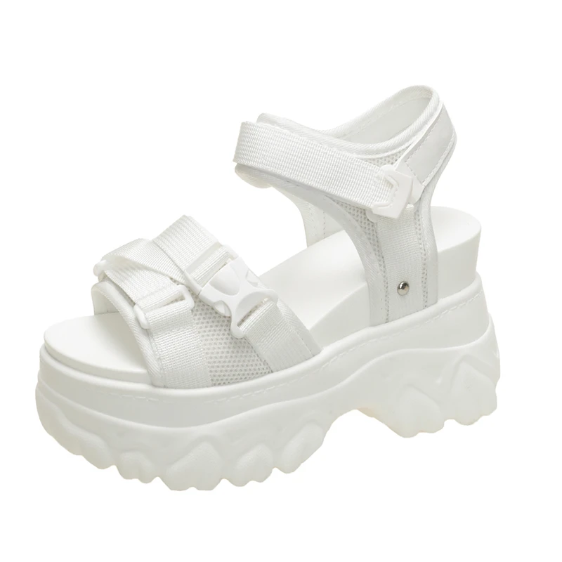 10cm Women's Sports Sandals Summer Open Toe Casual Shoes Korean Style New Fashion Thick Bottom Lightweight Anti Slip Slippers
10cm Women's Sports Sandals Summer Open Toe Casual Shoes Korean Style New Fashion Thick Bottom Lightweight Anti Slip Slippers