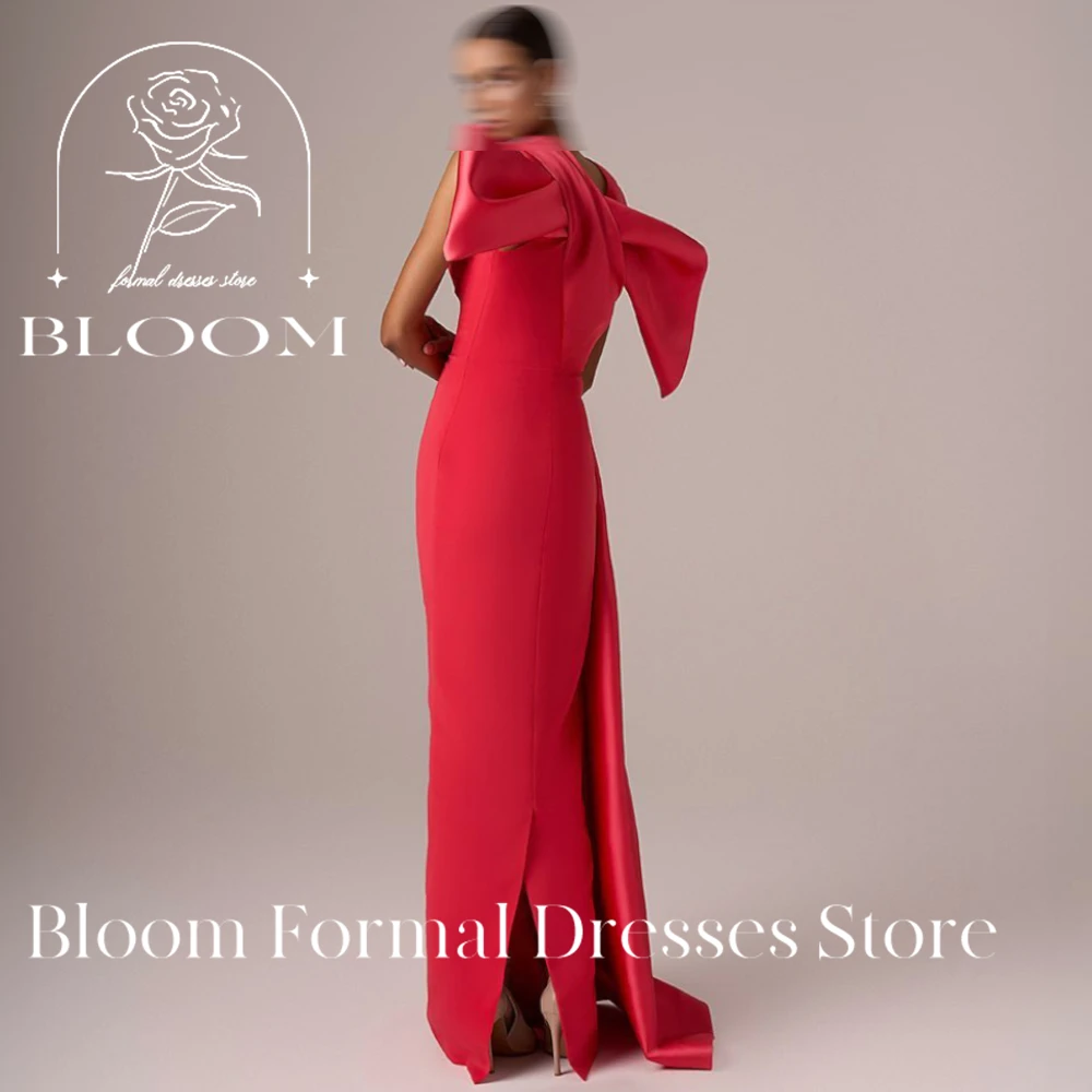 Bloom Customized Vivid Red Satin Gown with Dramatic Asymmetrical Bow Detailing and Elegant Ruched Design for Striking Formal Occ
Bloom Customized Vivid Red Satin Gown with Dramatic Asymmetrical Bow Detailing and Elegant Ruched Design for Striking Formal Occ