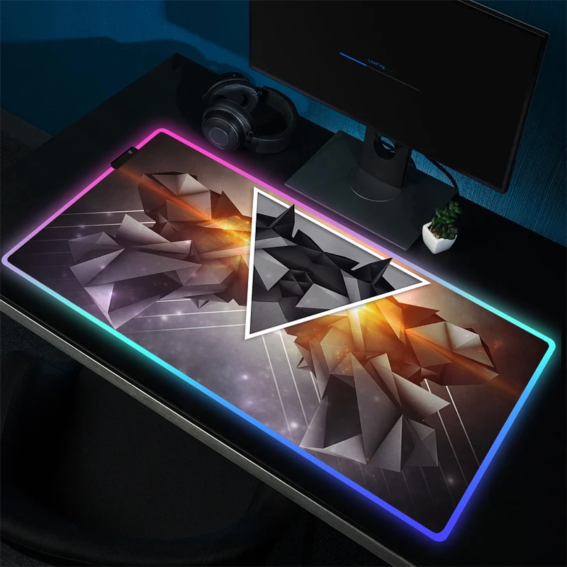 RGB Gaming Mouse Mat Geometric HD Print Mouse Pad Large Non-Slip Mousepad Gamer Rubber Computer Accessories LED Keyboard Mat XXL
RGB Gaming Mouse Mat Geometric HD Print Mouse Pad Large Non-Slip Mousepad Gamer Rubber Computer Accessories LED Keyboard Mat XXL