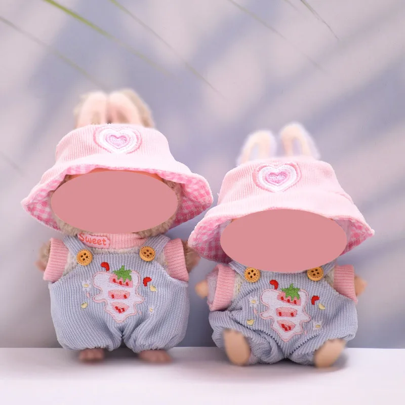Милый клубничный комбинезон и шапка, комплект для плюшевой куклы Labubu 17 см, сменная одежда для сидения куклы-идола (без куклы в комплекте)
Милый клубничный комбинезон и шапка, комплект для плюшевой куклы Labubu 17 см, сменная одежда для сидения куклы-идола (без куклы в комплекте)