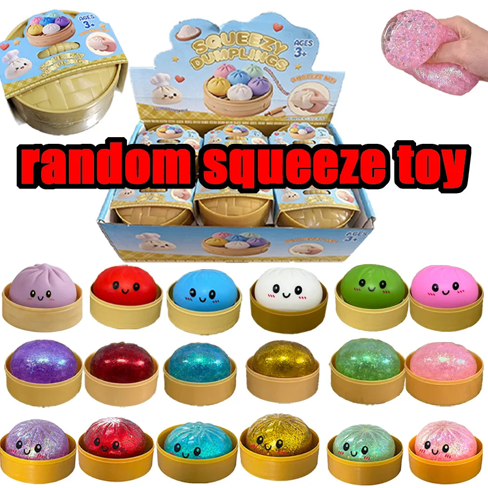 Glitter Dumpling Squishies Toy Bun Baozi Dumpling Mystery Box Colorful Food Squishy Sensory Fidget Toy Anti Stress Squeeze Ball
Glitter Dumpling Squishies Toy Bun Baozi Dumpling Mystery Box Colorful Food Squishy Sensory Fidget Toy Anti Stress Squeeze Ball