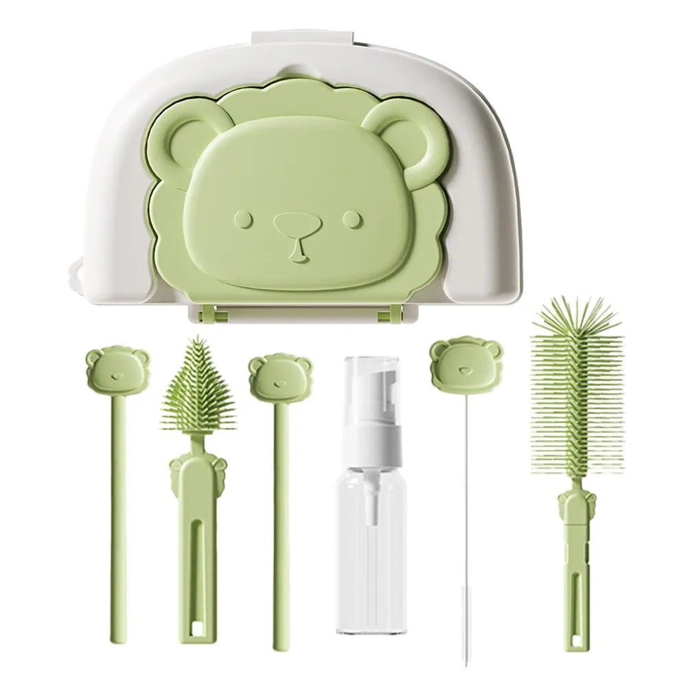 1Sets Portable Silicone Bottle Brush for Babies Travel Baby Bottle Cleaner Soft Bristle Nipple Brush Ergonomic Design Thorough
1Sets Portable Silicone Bottle Brush for Babies Travel Baby Bottle Cleaner Soft Bristle Nipple Brush Ergonomic Design Thorough