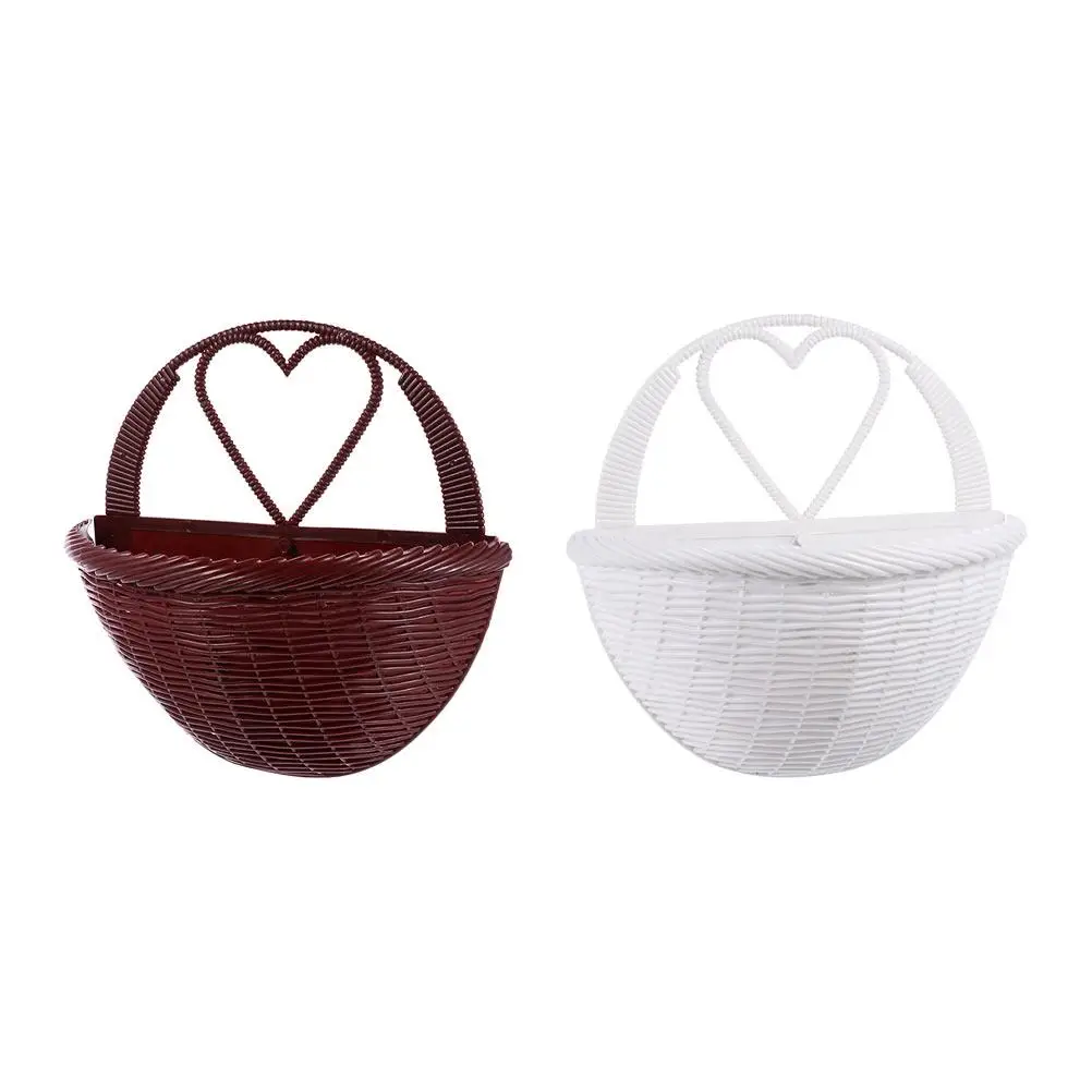 Wicker Rattan Flower Basket Pots Wall Hanging Baskets Plastic Decor Lightweight Durable Eco Friendly Plant Vase
Wicker Rattan Flower Basket Pots Wall Hanging Baskets Plastic Decor Lightweight Durable Eco Friendly Plant Vase