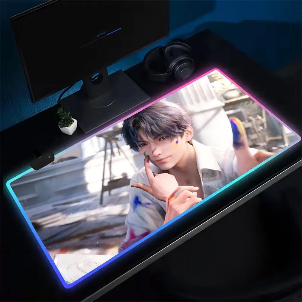 Game Love and Deepspace Mouse Pad Anime Gaming Mouse Pad LED Table Pads Backlit Rubber Desktop XXL RGB Desk Mats
Game Love and Deepspace Mouse Pad Anime Gaming Mouse Pad LED Table Pads Backlit Rubber Desktop XXL RGB Desk Mats