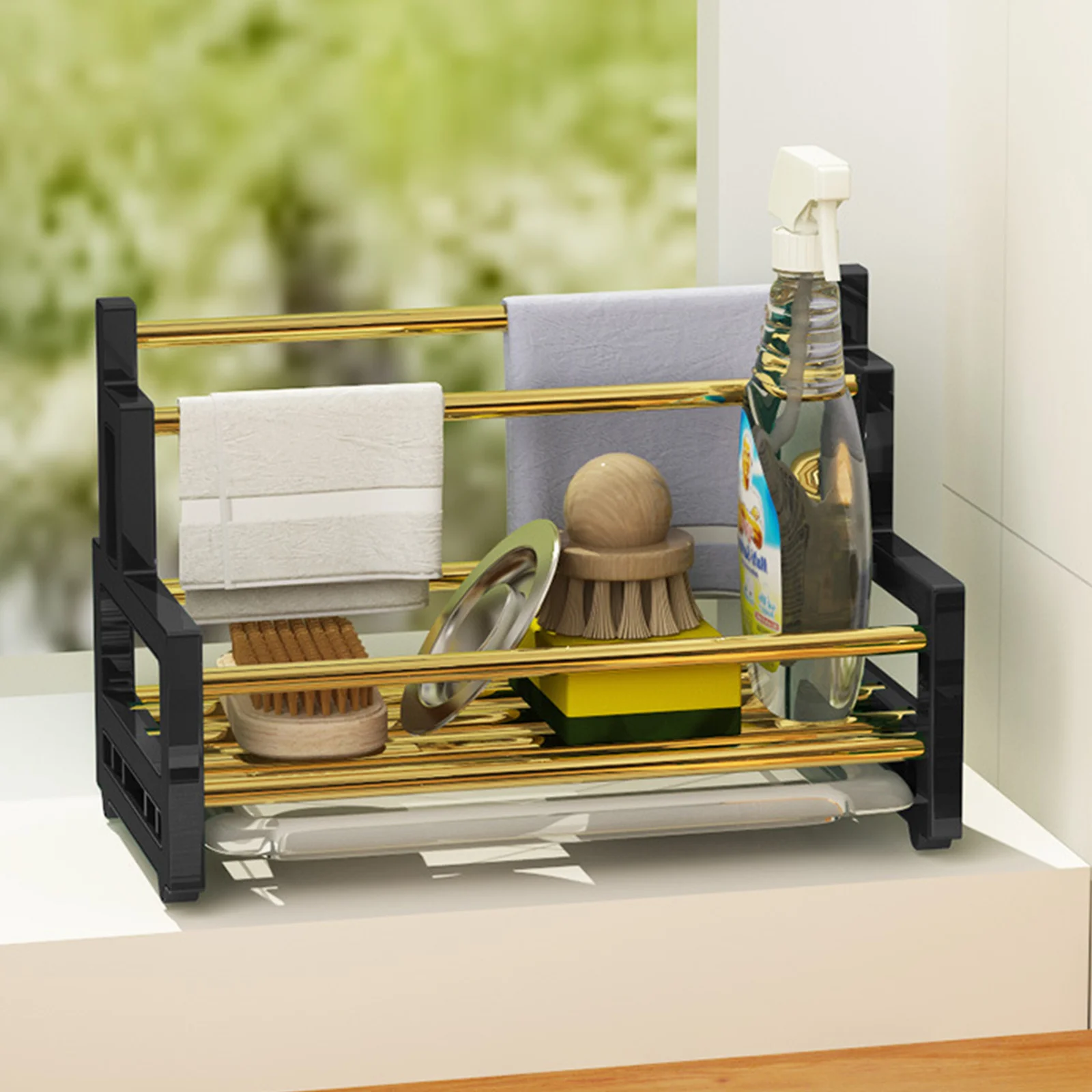 1Pcs Rag Rack High Quality Vertical Draining Kitchen Storage Rack Sponge Holder Dish Cloth Organizer Easy Install Bathroom Drain
1Pcs Rag Rack High Quality Vertical Draining Kitchen Storage Rack Sponge Holder Dish Cloth Organizer Easy Install Bathroom Drain