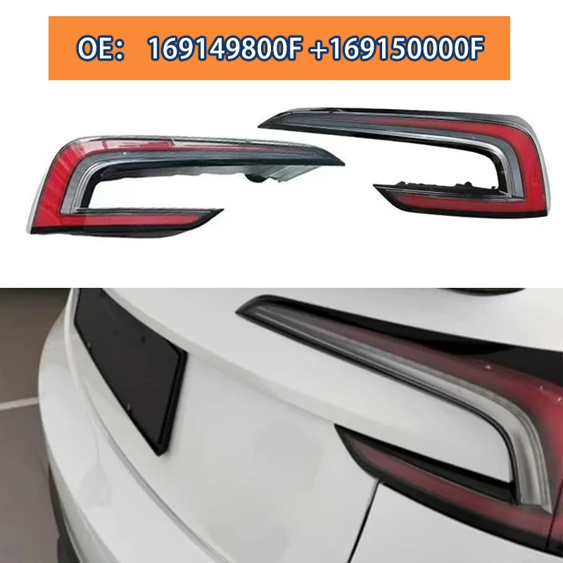 Left/Right Rear Taillights assembly 1691498-00-F 1691500-00-F cars accessories para auto For Tesla Model 3 2023 2024 2025
Left/Right Rear Taillights assembly 1691498-00-F 1691500-00-F cars accessories para auto For Tesla Model 3 2023 2024 2025