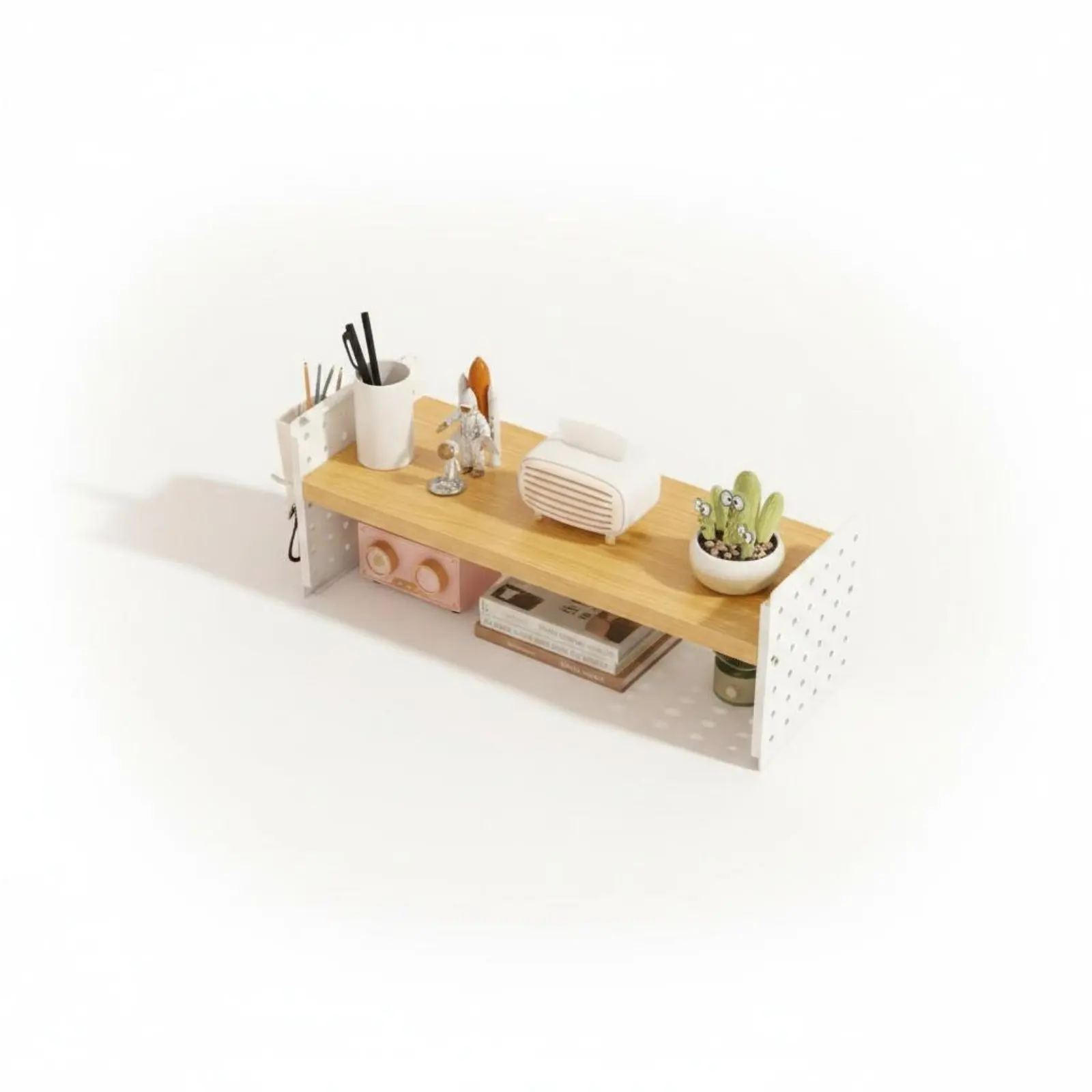 Adjustable Desktop Desk Shelf Strong Bearing Capacity Desktop Organizer with Pegboard Pegboard Desk Storage Rack for Students
Adjustable Desktop Desk Shelf Strong Bearing Capacity Desktop Organizer with Pegboard Pegboard Desk Storage Rack for Students
