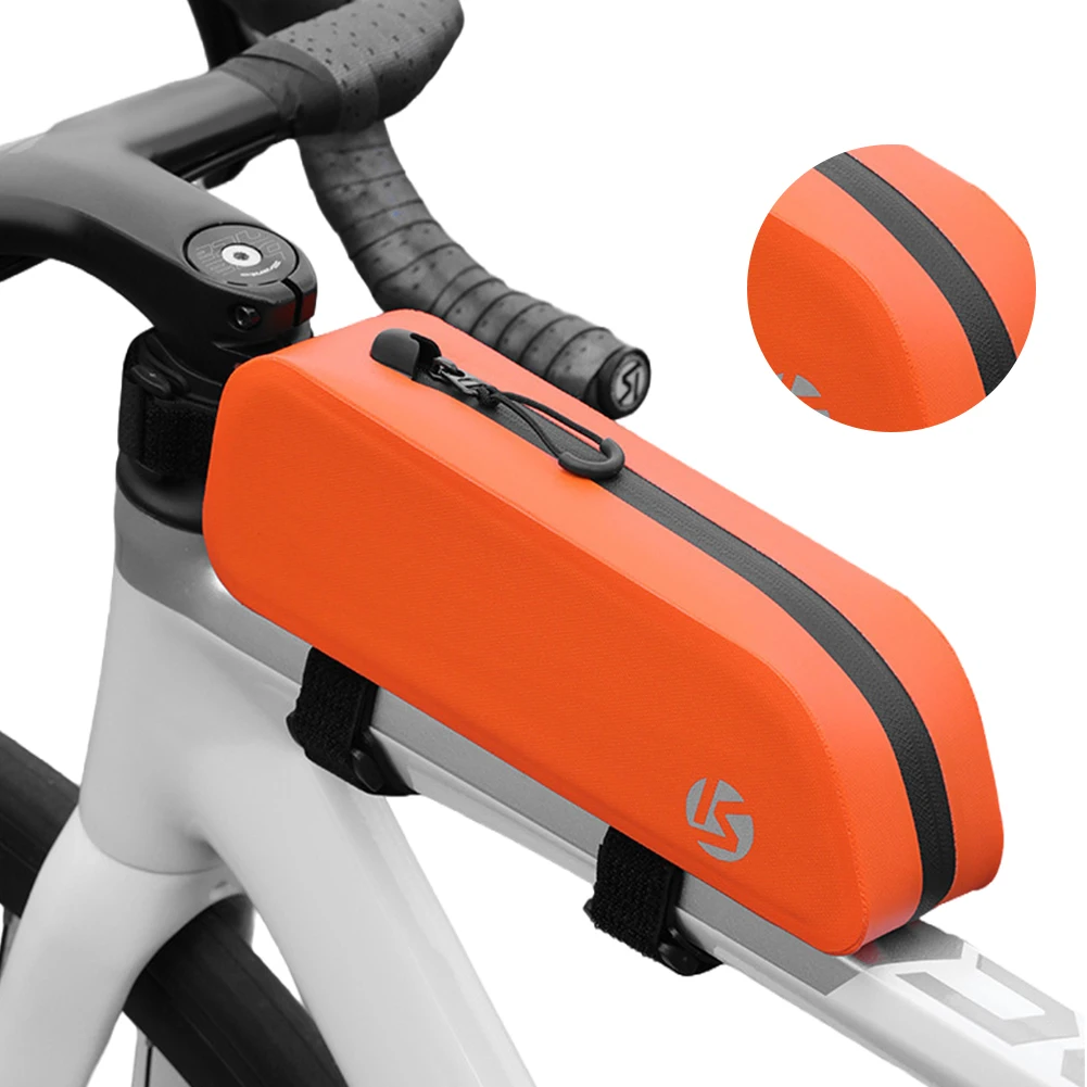 Bike Front Frame Bag Waterproof Cycling Pouch Reflective Top Tube Riding Bag Cycling Accessories Pouch for Outdoor Cycling
Bike Front Frame Bag Waterproof Cycling Pouch Reflective Top Tube Riding Bag Cycling Accessories Pouch for Outdoor Cycling