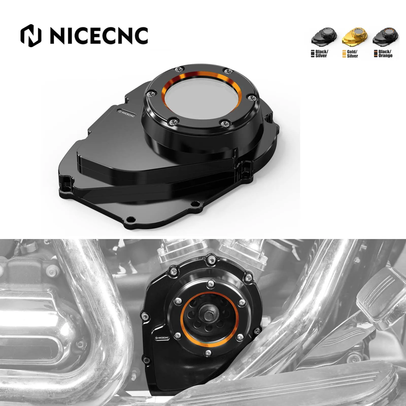 M8 Transparent Cam Cover for Harley Ultra Limited FLHTK 2021-2024 Tri/Electra Glide Ultra Street Glide FLHX Breakout FXBRS 114
M8 Transparent Cam Cover for Harley Ultra Limited FLHTK 2021-2024 Tri/Electra Glide Ultra Street Glide FLHX Breakout FXBRS 114