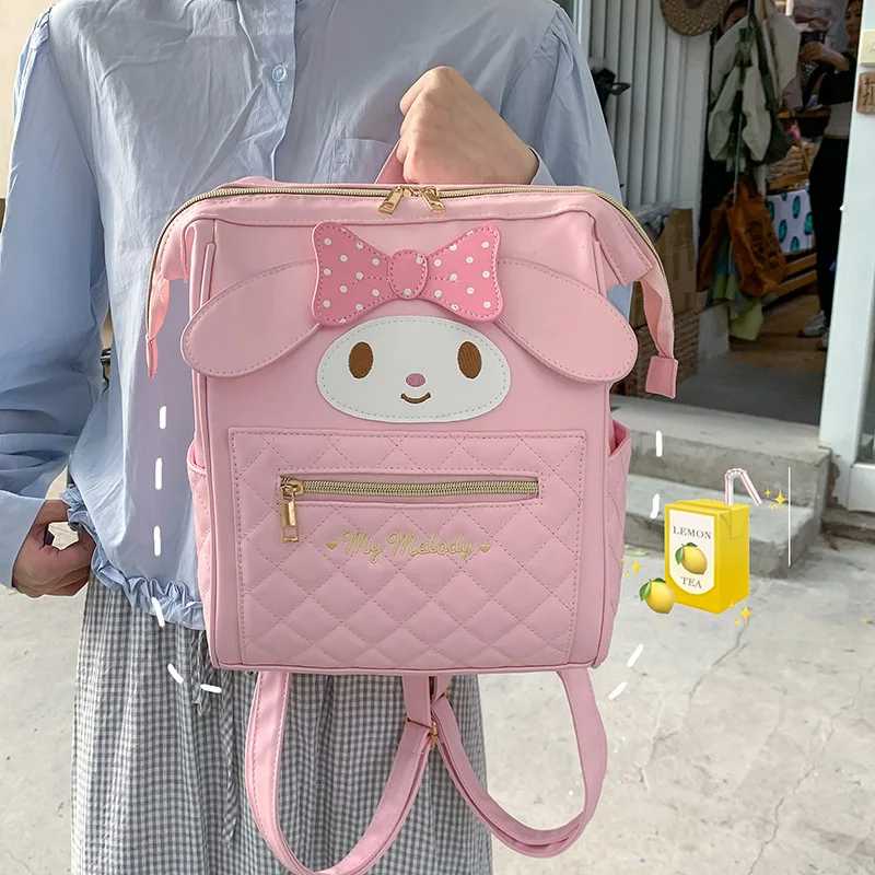 New 2026Sanrio's Backpack Kawaii My Melody Multi-purpose Backpack Cute Student Bow Large Capacity Handbag Exquisite Holiday Gift
New 2026Sanrio's Backpack Kawaii My Melody Multi-purpose Backpack Cute Student Bow Large Capacity Handbag Exquisite Holiday Gift