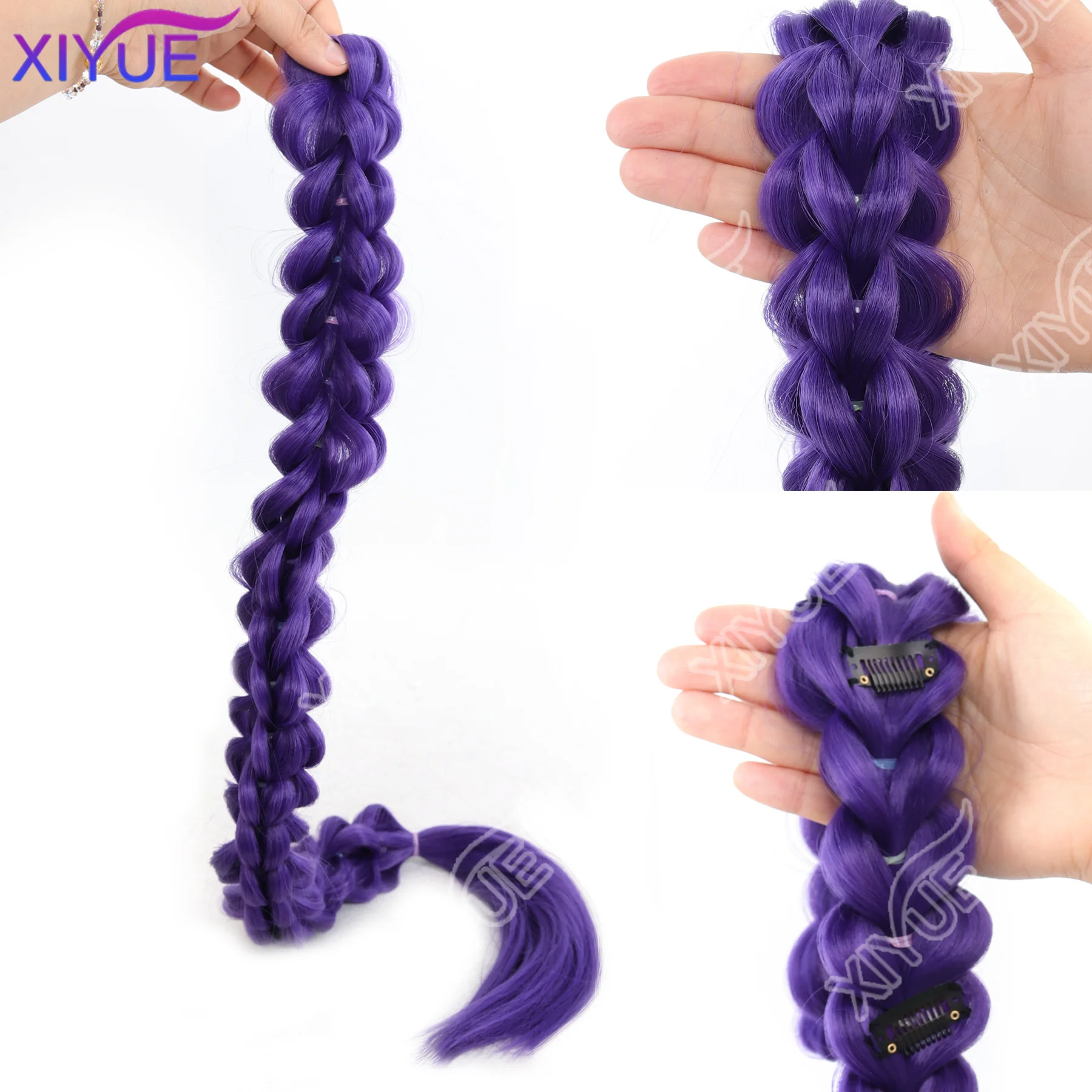 XIYUE Synthetic Woven Purple Hair Ponytail, Cosplay Costume Hairstyle for Women, Halloween Christmas Party Styling
XIYUE Synthetic Woven Purple Hair Ponytail, Cosplay Costume Hairstyle for Women, Halloween Christmas Party Styling