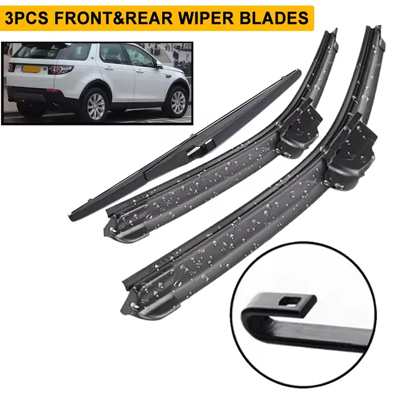 Wiper Front & Rear Wiper Blades Set For Land Rover Discovery Sport L550 2014-2023 Windshield Windscreen Window 26"20"12"
Wiper Front & Rear Wiper Blades Set For Land Rover Discovery Sport L550 2014-2023 Windshield Windscreen Window 26"20"12"