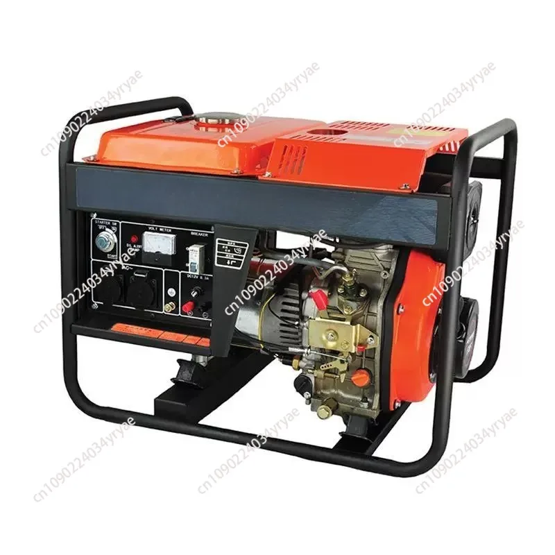Single-phase power start miniature household 5KW generator set
Single-phase power start miniature household 5KW generator set