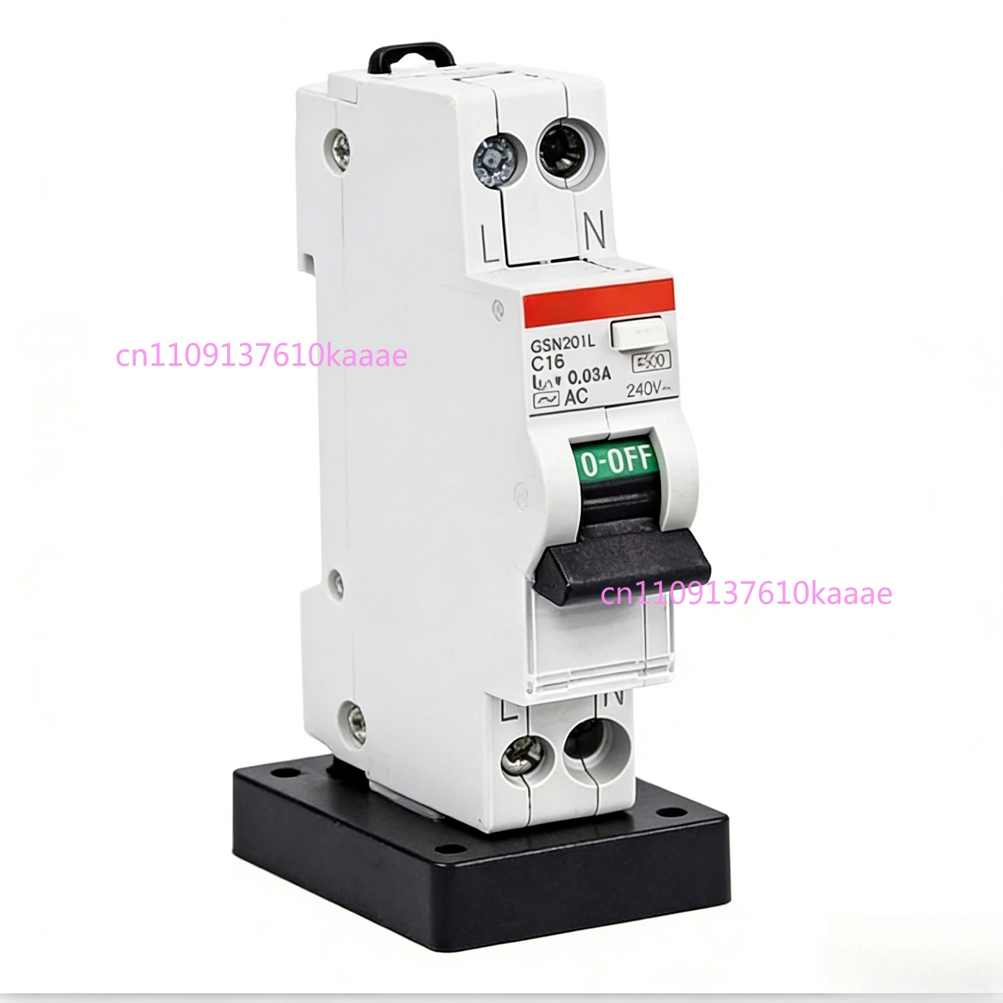 GSN201L Residual Current Breaker, 1P+N Type C AC Electronic, 6A 10A 16A 20A 25A Current Options
GSN201L Residual Current Breaker, 1P+N Type C AC Electronic, 6A 10A 16A 20A 25A Current Options