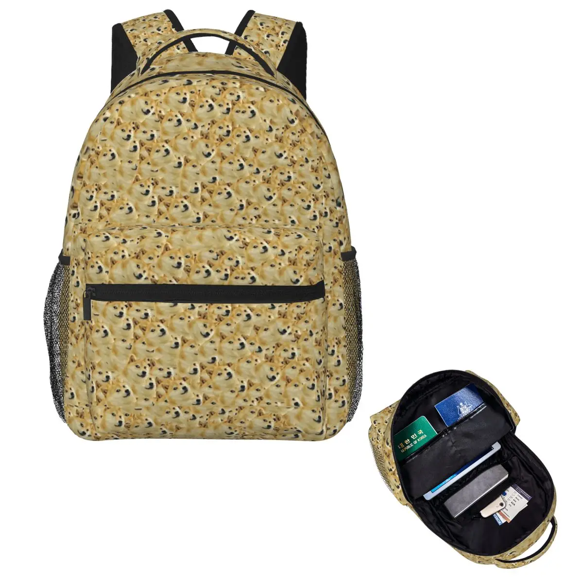 Doge Shiba Inu Memes Backpack Hot Sale Daypack Large Capacity Kids BookBag School Bag Shoulder Bags for Men Women
Doge Shiba Inu Memes Backpack Hot Sale Daypack Large Capacity Kids BookBag School Bag Shoulder Bags for Men Women