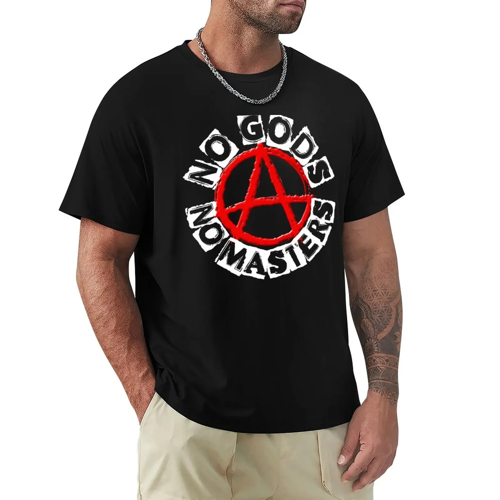 No Gods No Masters T-Shirt kawaii clothes anime aesthetic clothes plain black t shirts men
No Gods No Masters T-Shirt kawaii clothes anime aesthetic clothes plain black t shirts men