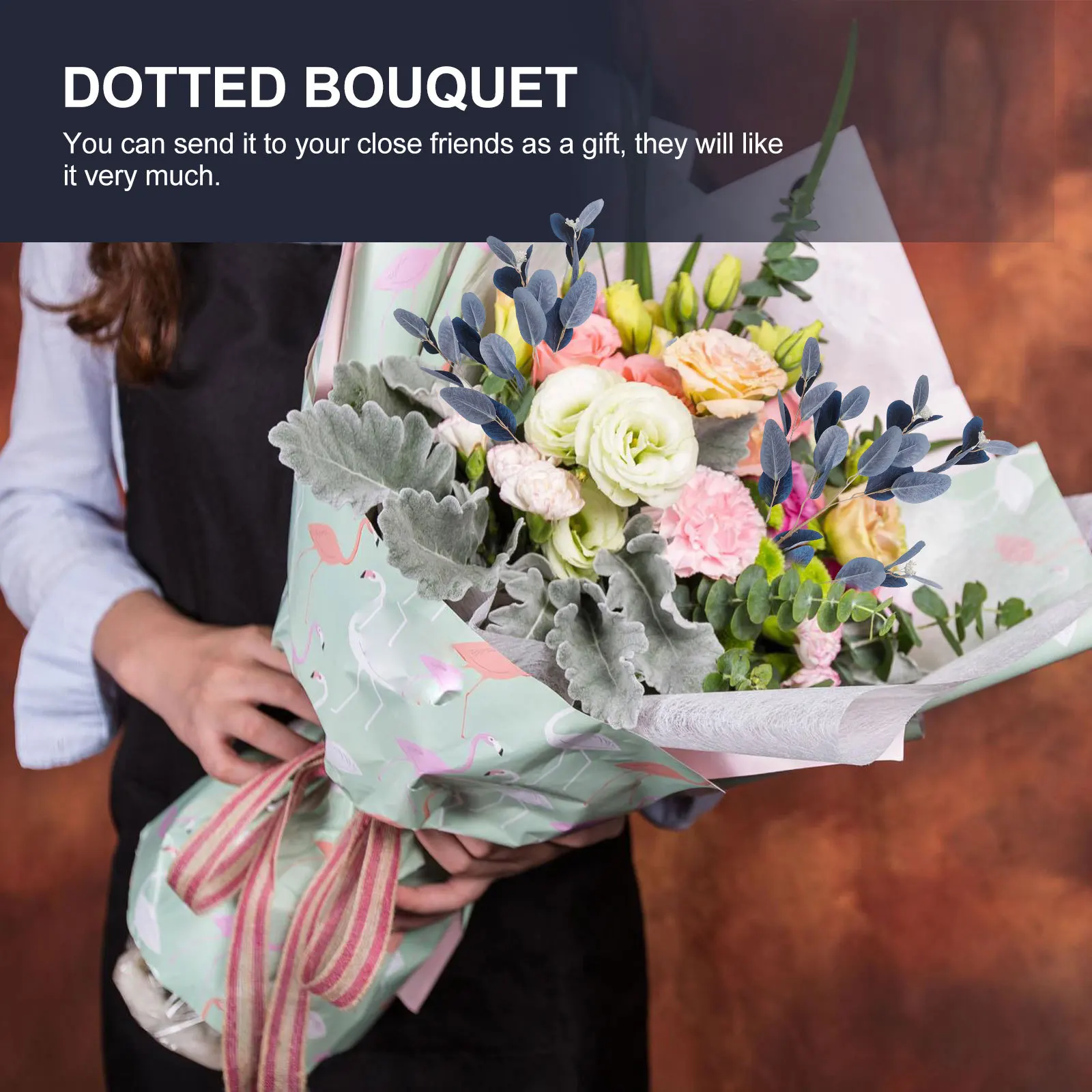 2Pcs Lifelike Eucalyptus Leaf Bouquet Artificial Fake Bouquet Decoration Ornament for Weddings Parties Home Realistic Flower
2Pcs Lifelike Eucalyptus Leaf Bouquet Artificial Fake Bouquet Decoration Ornament for Weddings Parties Home Realistic Flower