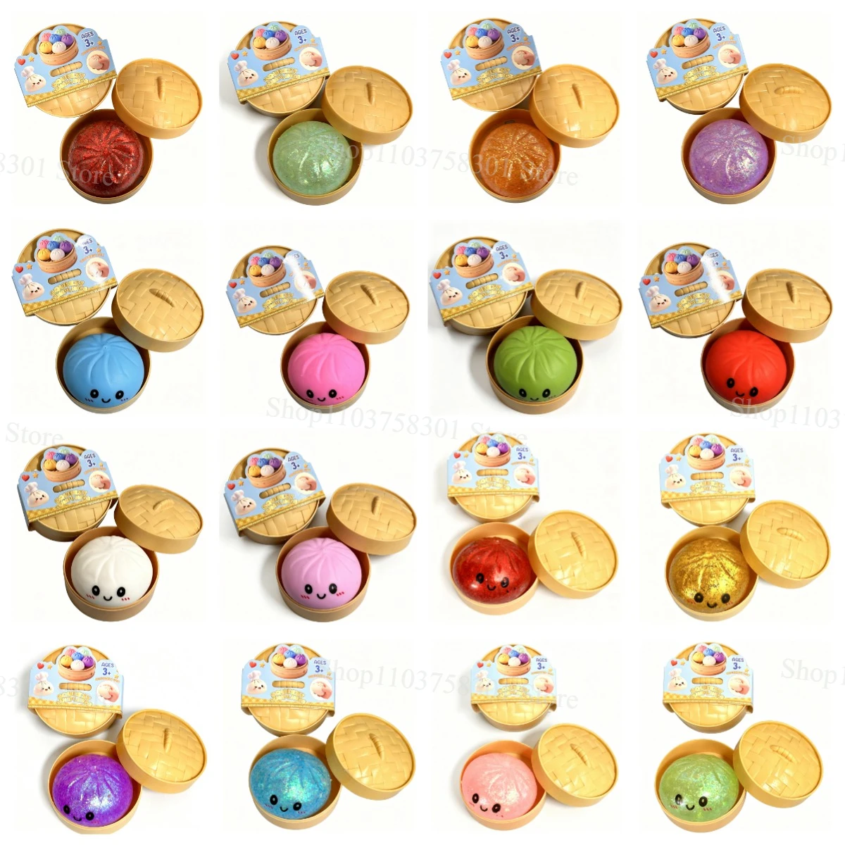 Squishy Dumpling Sensory Fidget Toy Realistic Colored Glitter Steamer Bun Decompression Ball Squeezable Stress Relief Toy
Squishy Dumpling Sensory Fidget Toy Realistic Colored Glitter Steamer Bun Decompression Ball Squeezable Stress Relief Toy