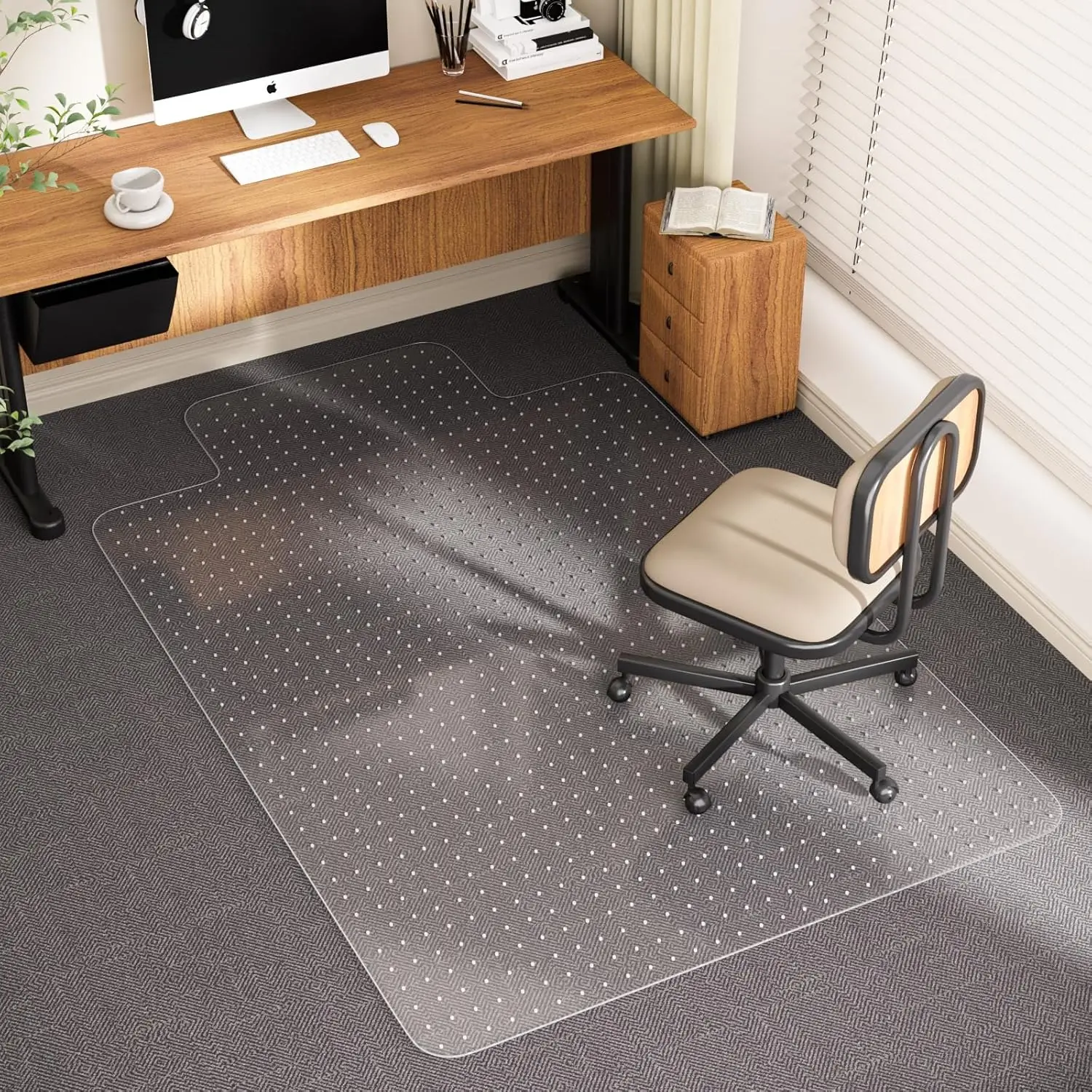 48x72 Clear Heavy Duty Chair Mat for Low Pile Carpet with Lip - Protects Floor, Smooth Glide
48x72 Clear Heavy Duty Chair Mat for Low Pile Carpet with Lip - Protects Floor, Smooth Glide