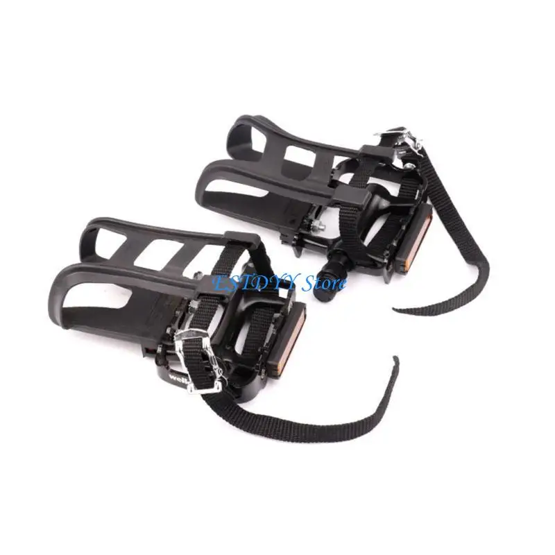 G6DE Bicycles Pedals Toe Clip Cage Spin Pedals with Toe Clip and Strap for Exercise Outdoor Cycling, Indoor Stationary Bike
G6DE Bicycles Pedals Toe Clip Cage Spin Pedals with Toe Clip and Strap for Exercise Outdoor Cycling, Indoor Stationary Bike