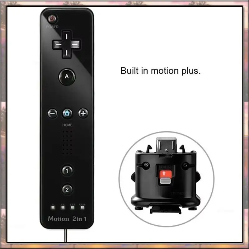 BAAZ HOT Bluetooth Gamepad For Wii / Wii U Console Wireless Remote Controller With Motion Plus, Nunchuck, And Wrist Strap
BAAZ HOT Bluetooth Gamepad For Wii / Wii U Console Wireless Remote Controller With Motion Plus, Nunchuck, And Wrist Strap