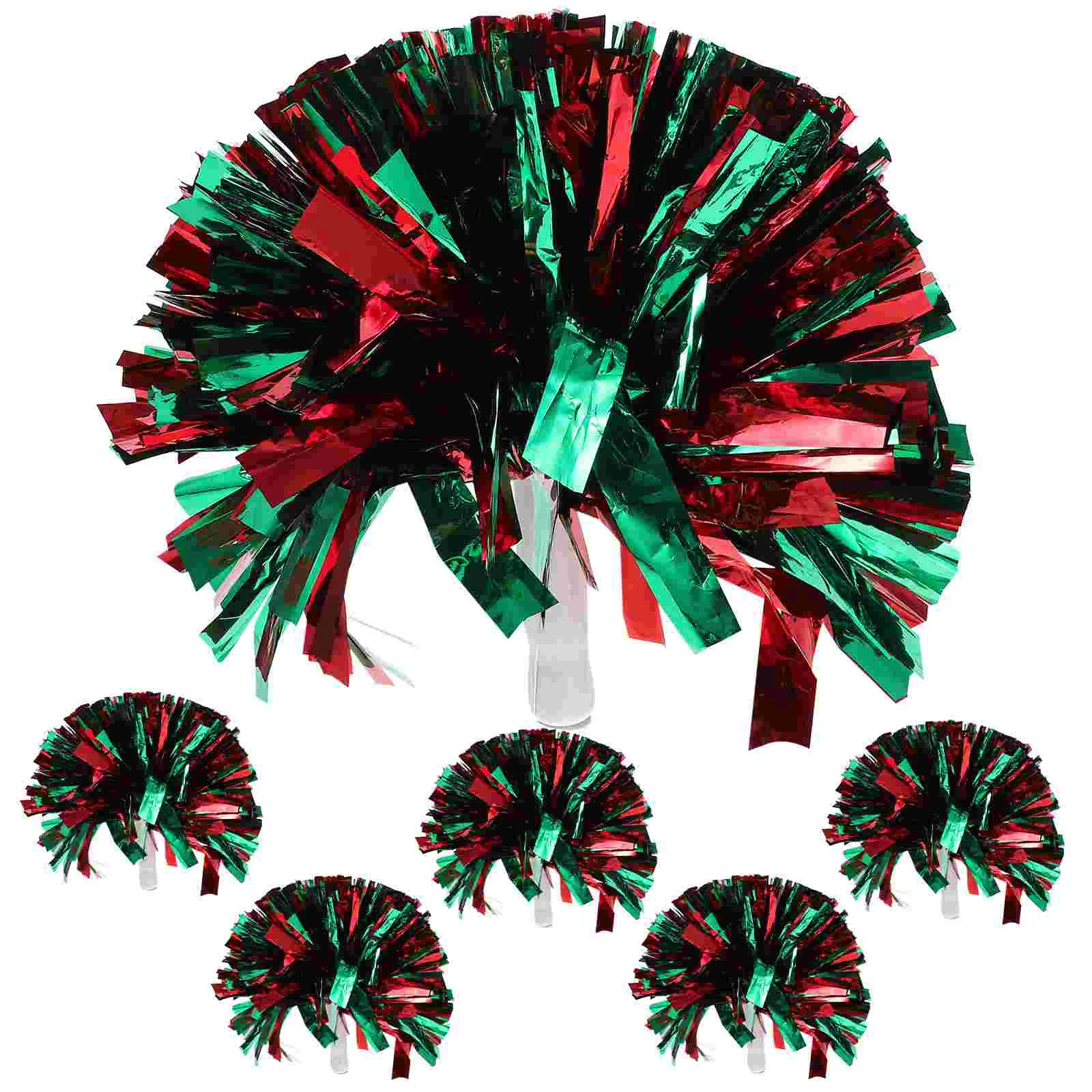 6 Pcs Christmas Stage Performance Hand-cranked Flowers Cheerleading Props Pom Poms Softball Pompom
6 Pcs Christmas Stage Performance Hand-cranked Flowers Cheerleading Props Pom Poms Softball Pompom