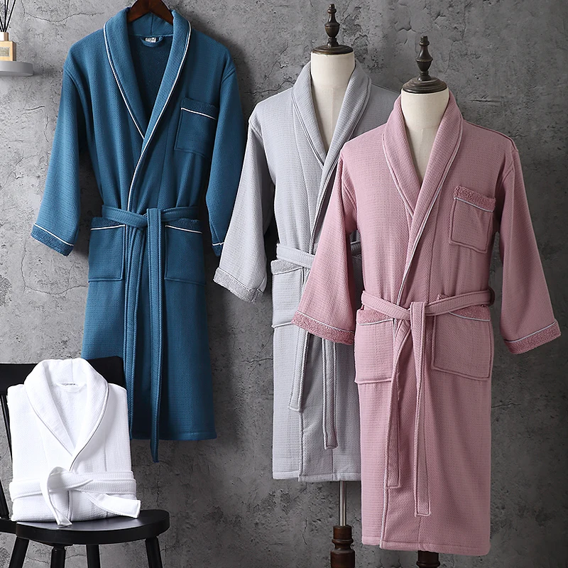 Hotel Couple Bathrobes Thickened Cotton Winter Towel Material Pure Cotton Absorbent Large Size Women Winter Bathrobe Sleepwear
Hotel Couple Bathrobes Thickened Cotton Winter Towel Material Pure Cotton Absorbent Large Size Women Winter Bathrobe Sleepwear