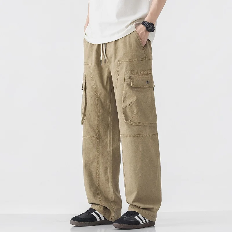 Мужские брюки карго из хлопка стрейч 2026: прямые, широкие, оверсайз, свободные, повседневные, в американском ретро-стиле, с множеством карманов, с эффектом потертости, Y2K
Мужские брюки карго из хлопка стрейч 2026: прямые, широкие, оверсайз, свободные, повседневные, в американском ретро-стиле, с множеством карманов, с эффектом потертости, Y2K
