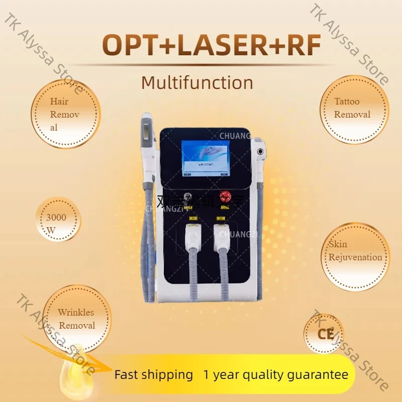 Professional Portable 3 in 1 Nd Diode Laser Hair Removal Device OPT IPL Permanent Hair Removal Tattoo Removal Beauty Equipment
Professional Portable 3 in 1 Nd Diode Laser Hair Removal Device OPT IPL Permanent Hair Removal Tattoo Removal Beauty Equipment