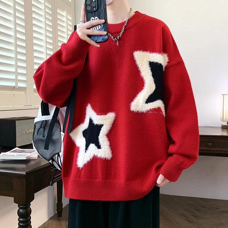 Мужской вязаный свитер Laid-ba Sle, утепленный, свободного кроя, осенне-зимний, модный, для старшеклассников, базовый слой
Мужской вязаный свитер Laid-ba Sle, утепленный, свободного кроя, осенне-зимний, модный, для старшеклассников, базовый слой