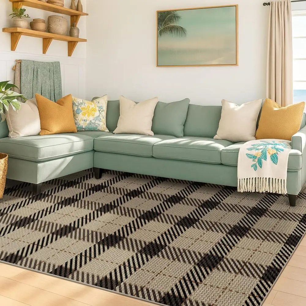 Джутовый ковер 5x7 — нейтральный плед из буйвола для спальни, гостиной, прихожей, помещения или патио, моющийся нескользящий стиль фермерского дома
Джутовый ковер 5x7 — нейтральный плед из буйвола для спальни, гостиной, прихожей, помещения или патио, моющийся нескользящий стиль фермерского дома