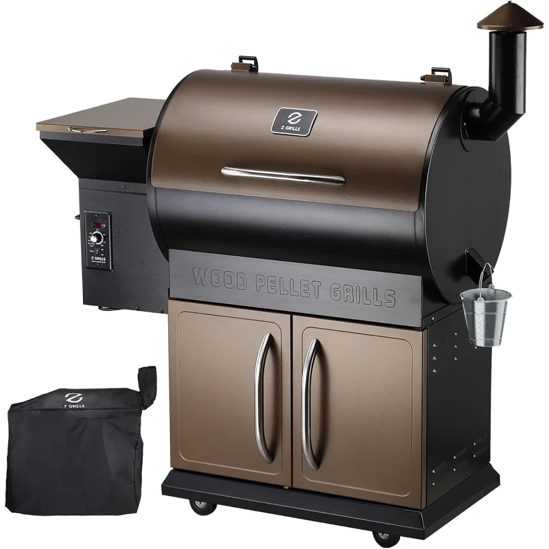 Z GRILLS Wood Pellet Grill Smoker with PID Control, Rain Cover, 700 sq. in Cooking Area for Outdoor BBQ, Smoke, Bake and Roast,
Z GRILLS Wood Pellet Grill Smoker with PID Control, Rain Cover, 700 sq. in Cooking Area for Outdoor BBQ, Smoke, Bake and Roast,