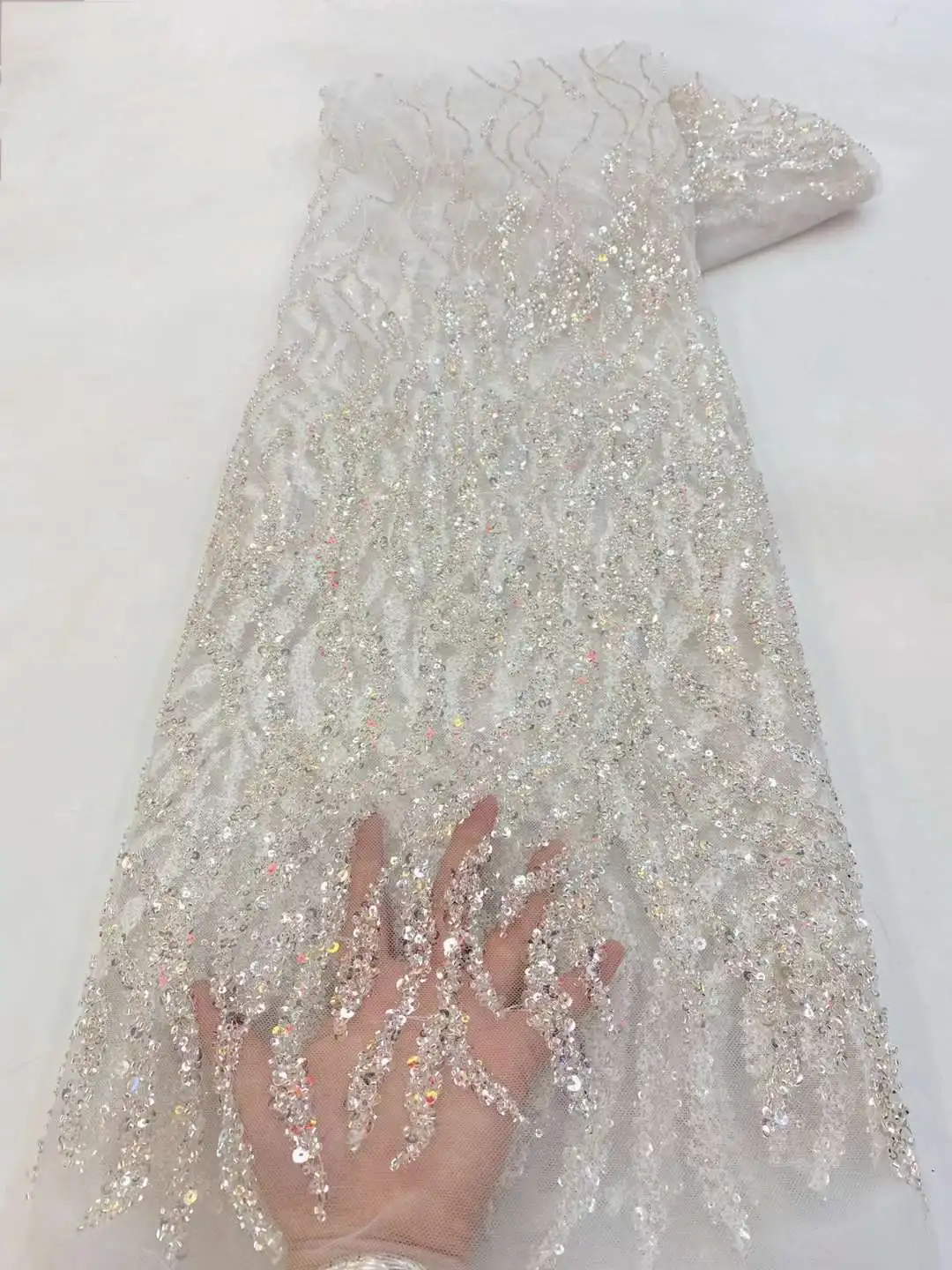 African Groom Lace Fabric 2022 High Quality Sequins Lace Material Nigerian French Beaded Lace Fabrics For Wedding Party Dress
African Groom Lace Fabric 2022 High Quality Sequins Lace Material Nigerian French Beaded Lace Fabrics For Wedding Party Dress