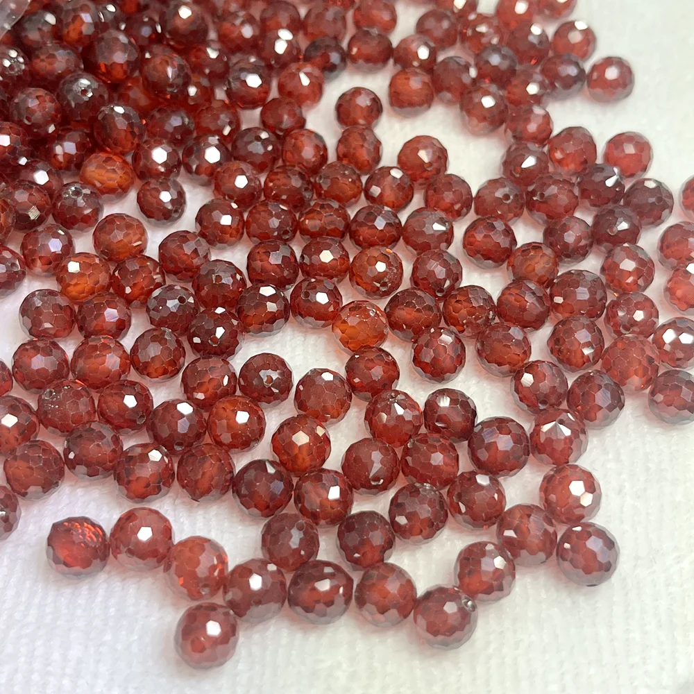 8mm Garnet Red Cubic Zirconia Beads Drilled Smooth Faceted Beads Permanent Color DIY Jewelry Making for Bracelet
8mm Garnet Red Cubic Zirconia Beads Drilled Smooth Faceted Beads Permanent Color DIY Jewelry Making for Bracelet