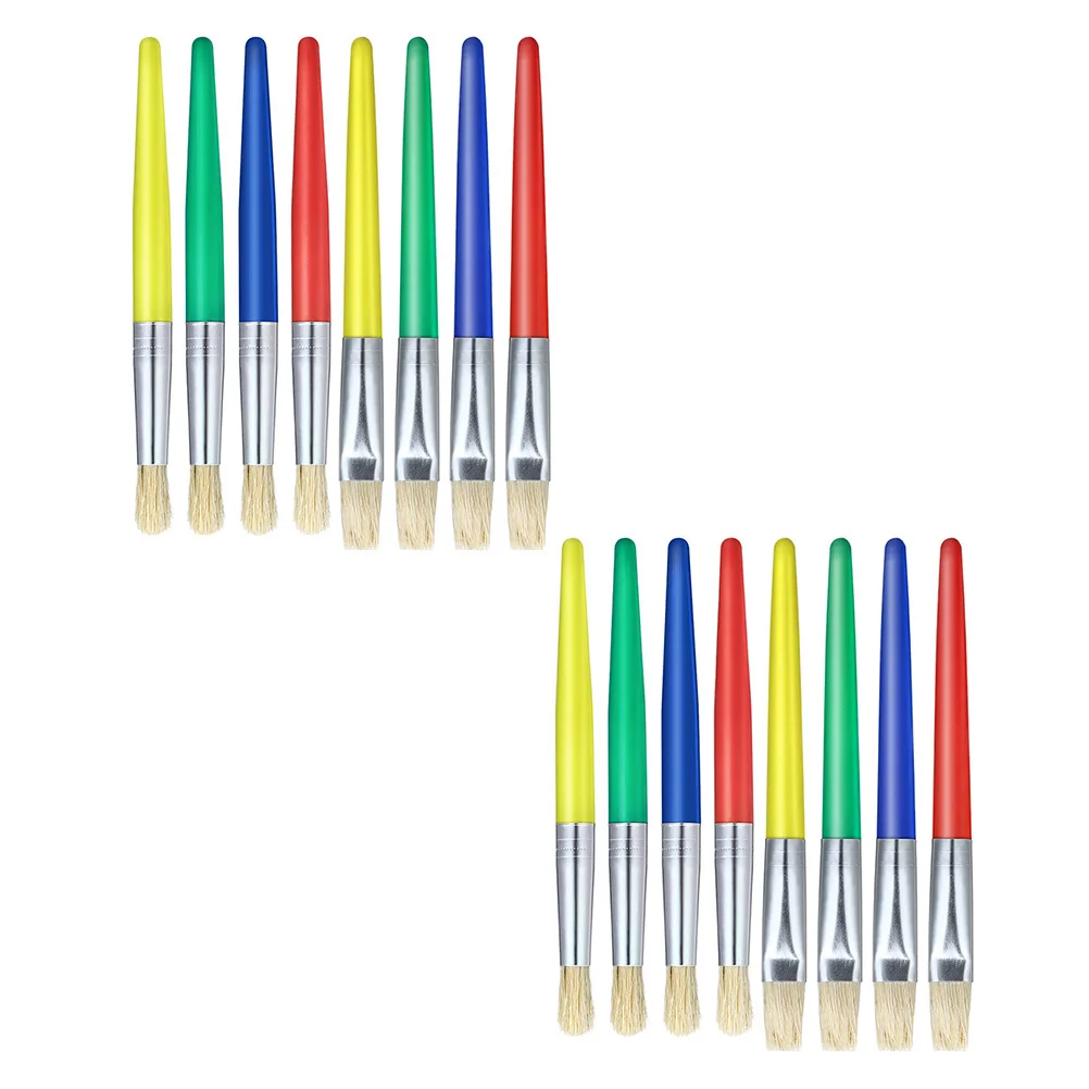 16Pcs Watercolor Painting Brush Set Ergonomic Grip for Over 3 Years Old Art Craft Drawing Kit Beginner Friendly
16Pcs Watercolor Painting Brush Set Ergonomic Grip for Over 3 Years Old Art Craft Drawing Kit Beginner Friendly