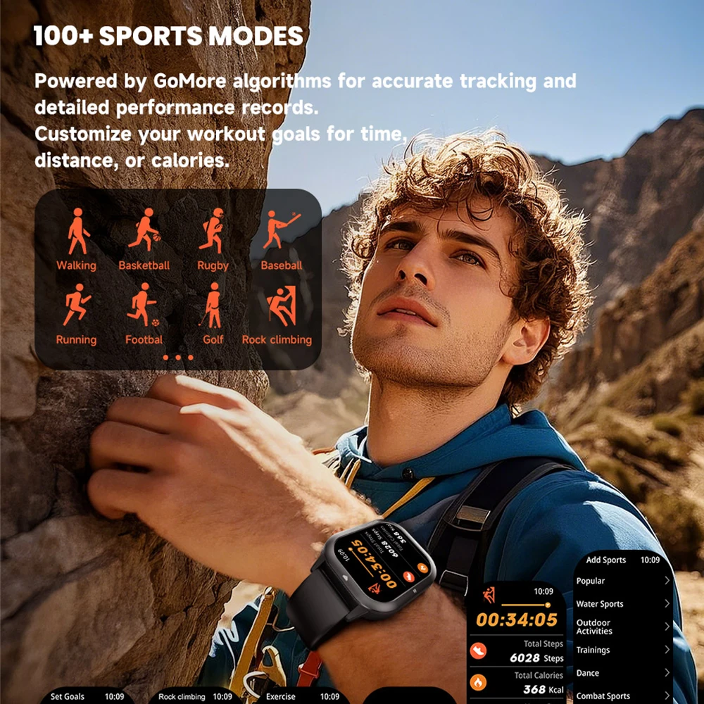 C30 Fitness Stylish Smart Watch 1ATM Waterproof 1.96" Large Screen Men Women Smartwatch Bluetooth Calling 100+ Sportds Modes
C30 Fitness Stylish Smart Watch 1ATM Waterproof 1.96" Large Screen Men Women Smartwatch Bluetooth Calling 100+ Sportds Modes