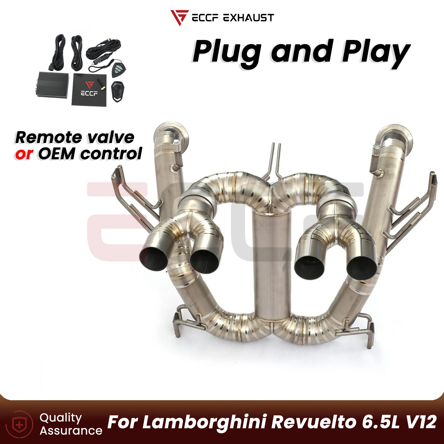 The color of Titanium alloy itself Catback Exhaust For Lamborghini Revuelto 6.5L V12 Aggressive Sound Performance Upgrade
The color of Titanium alloy itself Catback Exhaust For Lamborghini Revuelto 6.5L V12 Aggressive Sound Performance Upgrade