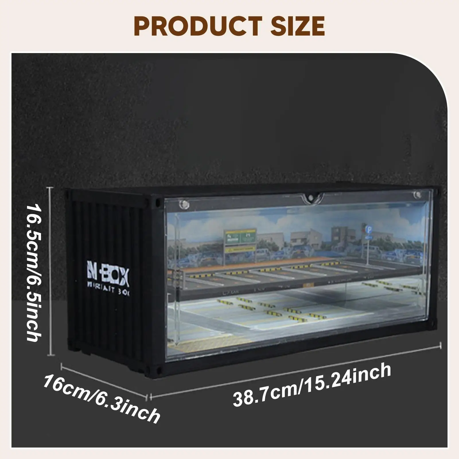 1/64 Scale Display Case for Mini Figures Tabletop Decor Garage Display Case LED Light
1/64 Scale Display Case for Mini Figures Tabletop Decor Garage Display Case LED Light