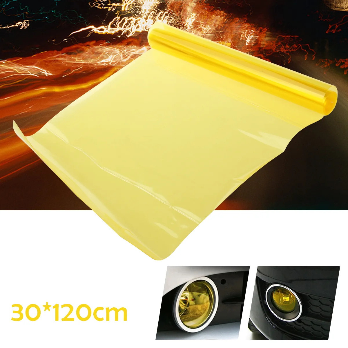 Bright Light Waterproof Stickers Car Headlight Tint Film Yellow Fog Color Changing
Bright Light Waterproof Stickers Car Headlight Tint Film Yellow Fog Color Changing
