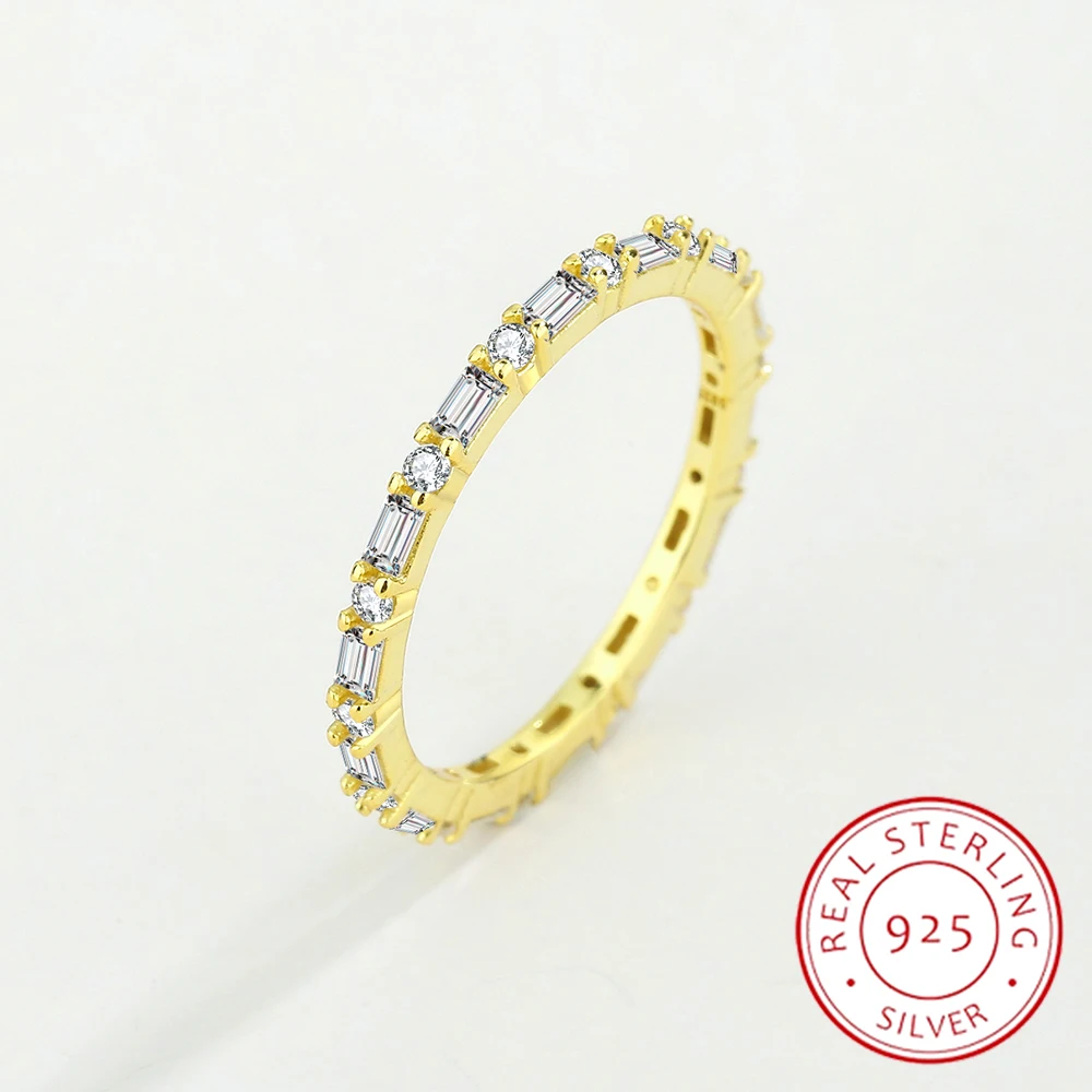 2022 NEW Classic18K Gold Single Row Baguette Diamond Couple Ring For Women S925 Silver Anniversary Valentine's Day Gift Jewelry 
2022 NEW Classic18K Gold Single Row Baguette Diamond Couple Ring For Women S925 Silver Anniversary Valentine's Day Gift Jewelry