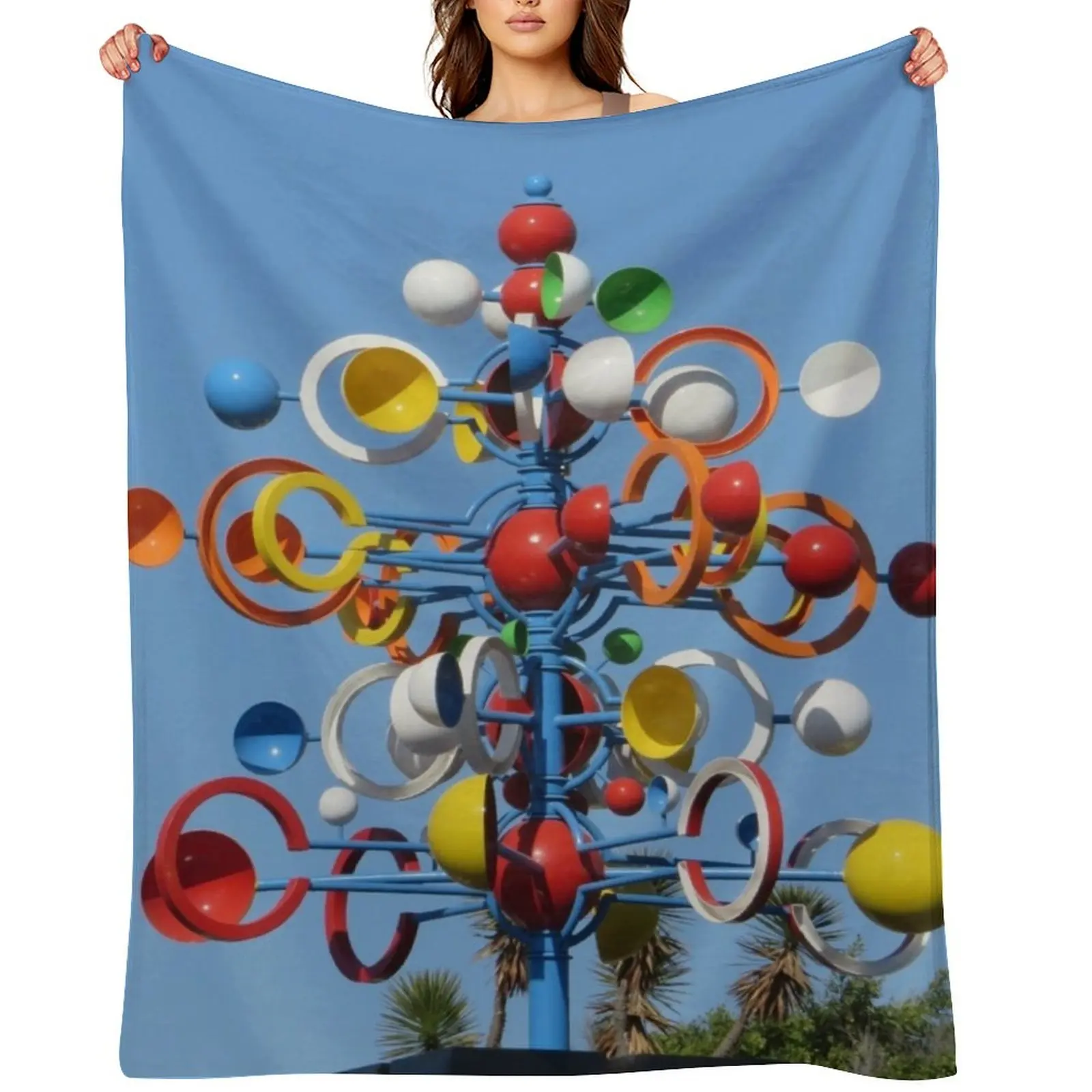 Cesar Manrique Circular Wind Sculpture Throw Blanket Vintage Single christmas gifts Blankets
Cesar Manrique Circular Wind Sculpture Throw Blanket Vintage Single christmas gifts Blankets